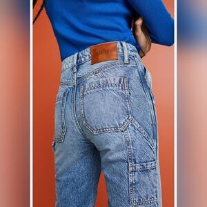 Esprit Carpenter Jeans Denim Washed Light Blue size 25